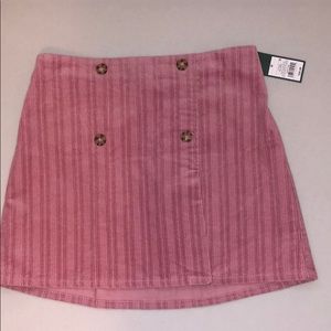 NWT Wild Fable Pink Corduroy Medium sz Mini Skirt